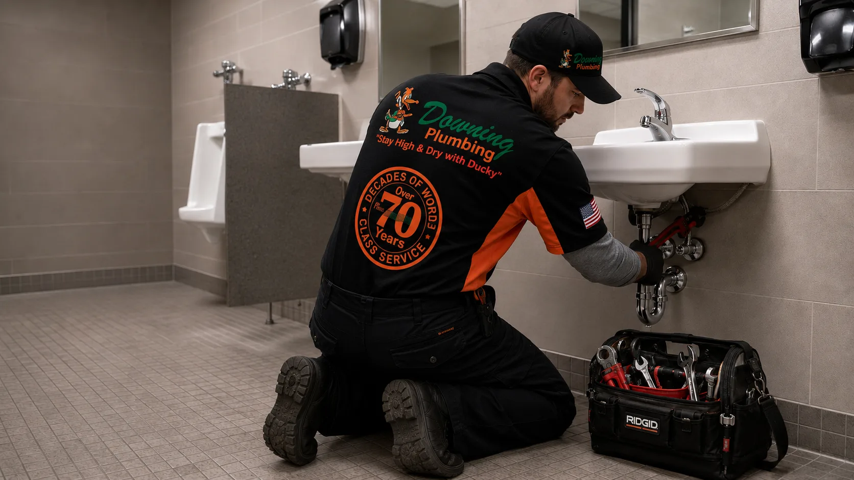 Downing Plumbing providing property management plumbing service